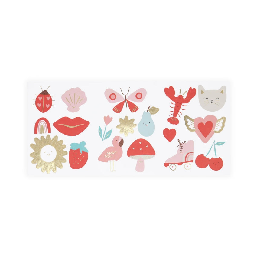 Meri Meri Icon Valentine's Cards with Stickers