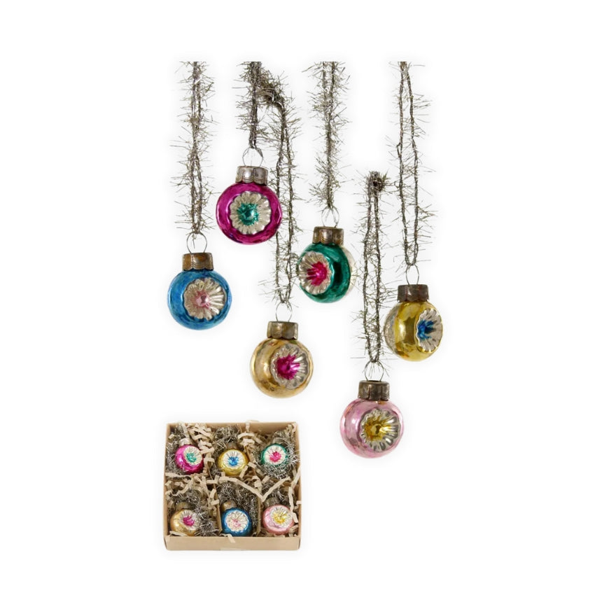 Indent Bauble Ornaments Boxed - Assorted