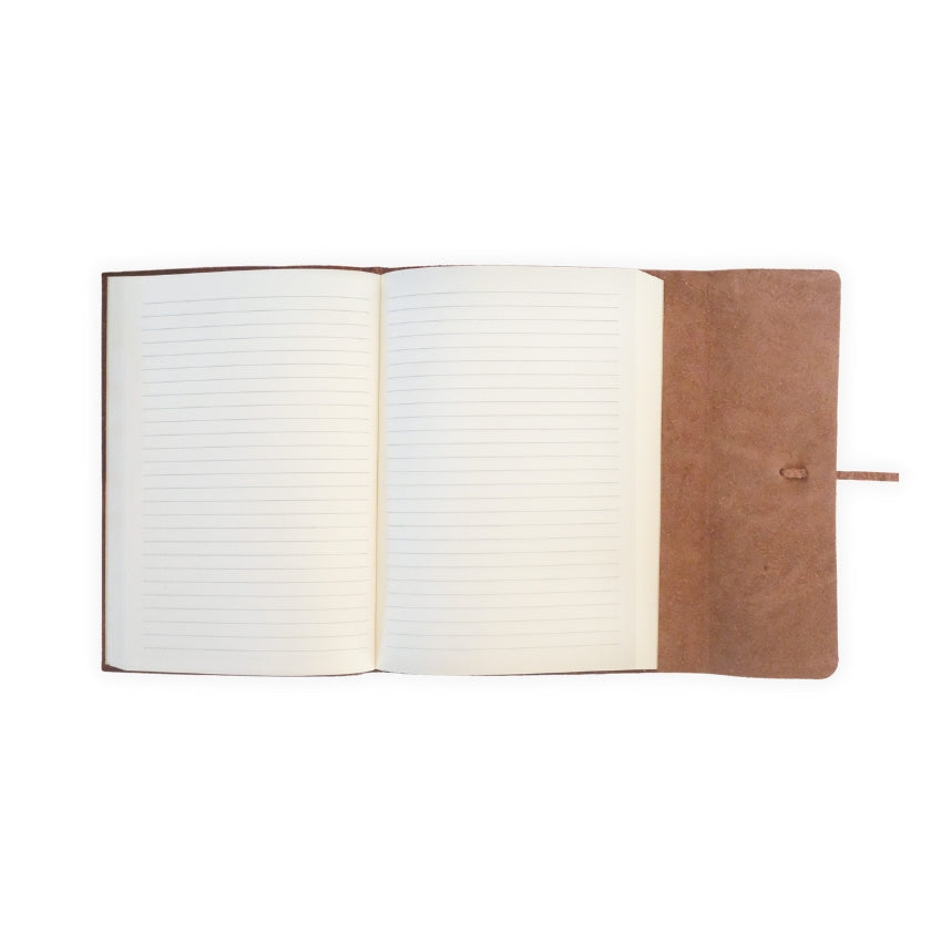 Journalino Grande, Brown Leather - Cavallini & Co.
