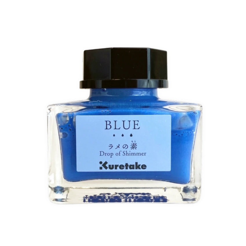 Kuretake Ink-Café Drop of Shimmer Ink - Blue