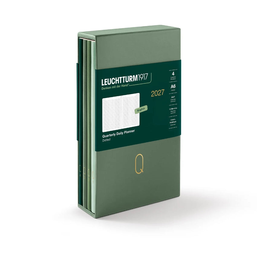 LEUCHTTURM1917 2027 Quarterly Daily Dotted Planner Set - A6