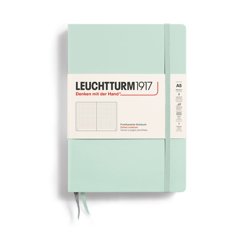 LEUCHTTURM1917 Hardcover Dotted Journal - A5, Mint Green