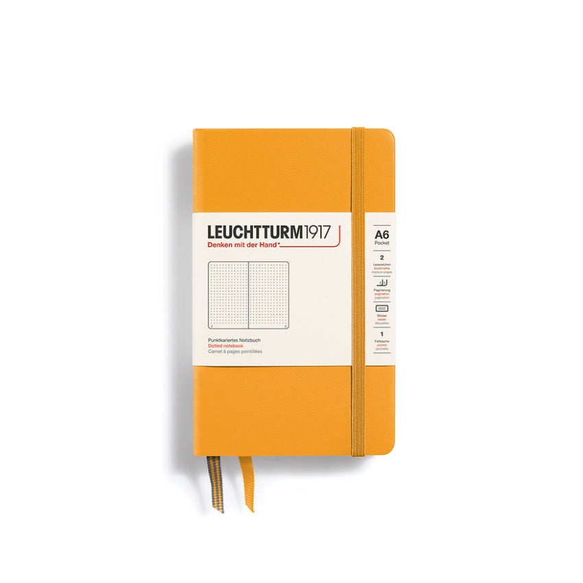 LEUCHTTURM1917 Hardcover Dotted Notebook - A6, Rising Sun