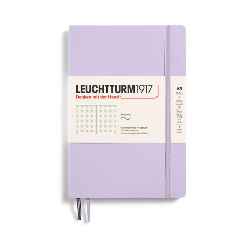 LEUCHTTURM1917 Softcover Dotted Journal - A5, Lilac