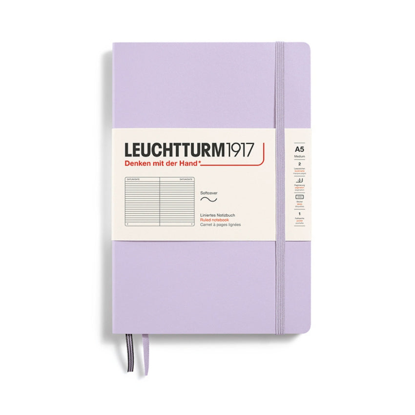 LEUCHTTURM1917 Softcover Lined Journal - A5, Lilac