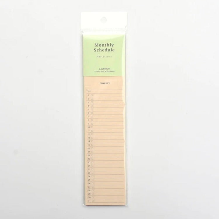 Laconic Bookmarker - Monthly