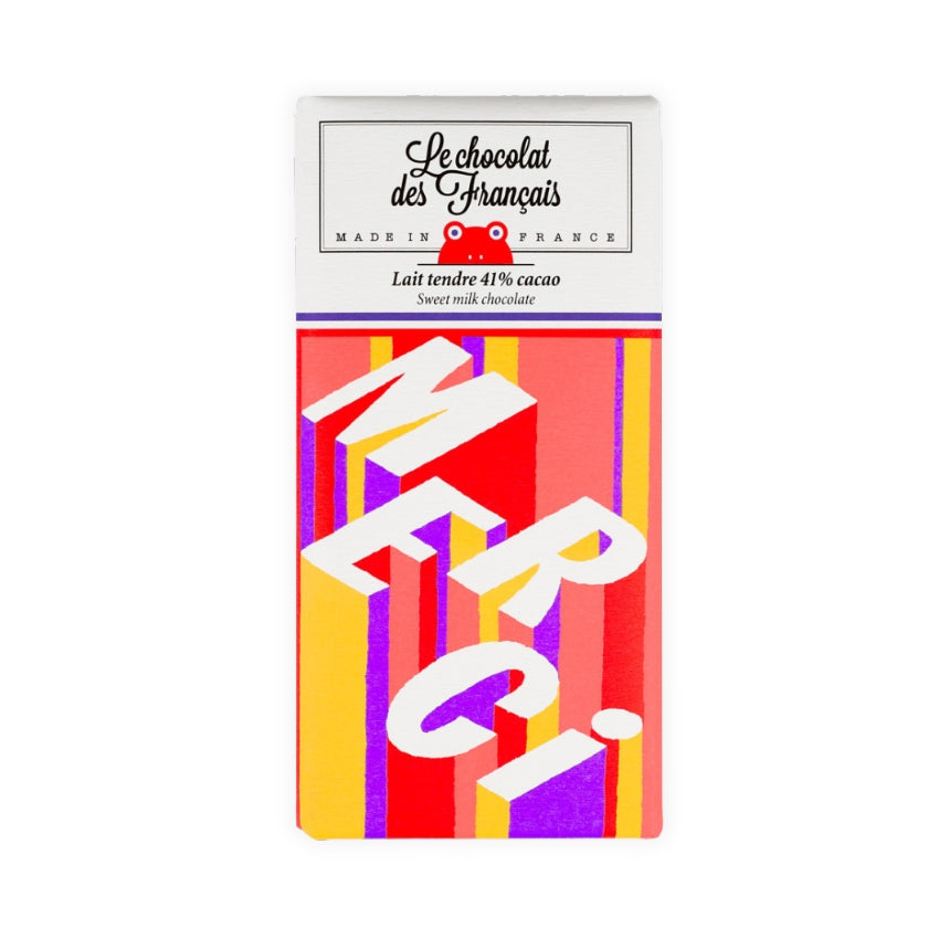 Le chocolat des Francais Milk Chocolate Bar - Merci
