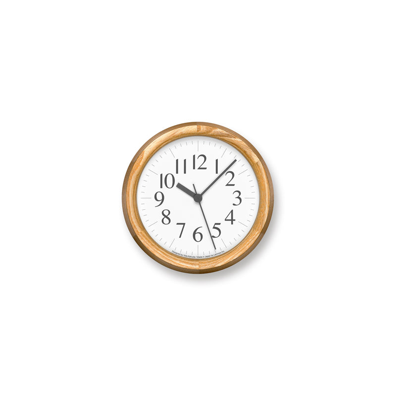 Lemnos Clock B - Natural, Small