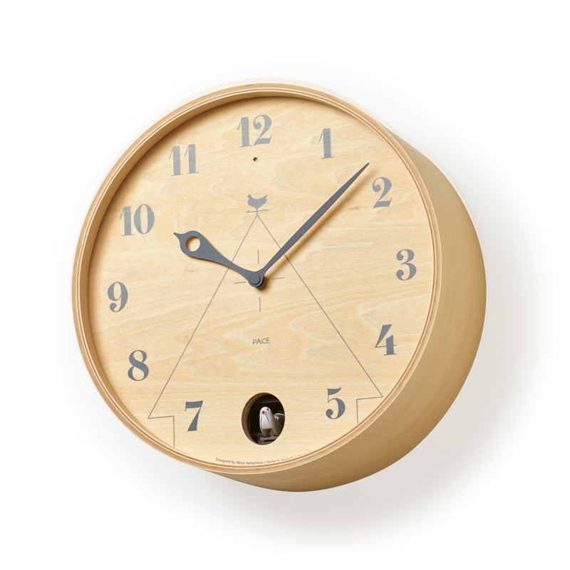 Lemnos PACE Cuckoo Clock - Natural