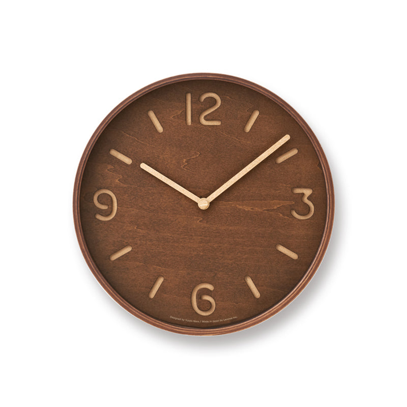 Lemnos Thomson Clock - Brown