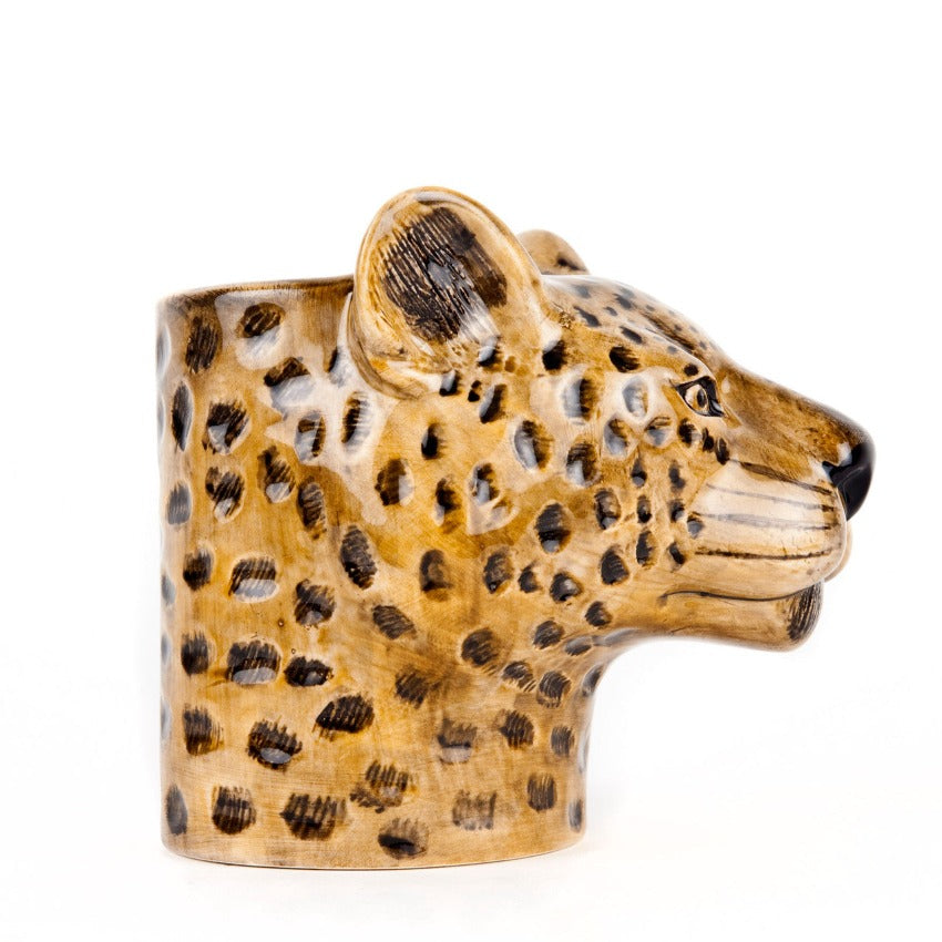 Pencil Pot - Leopard, Side View
