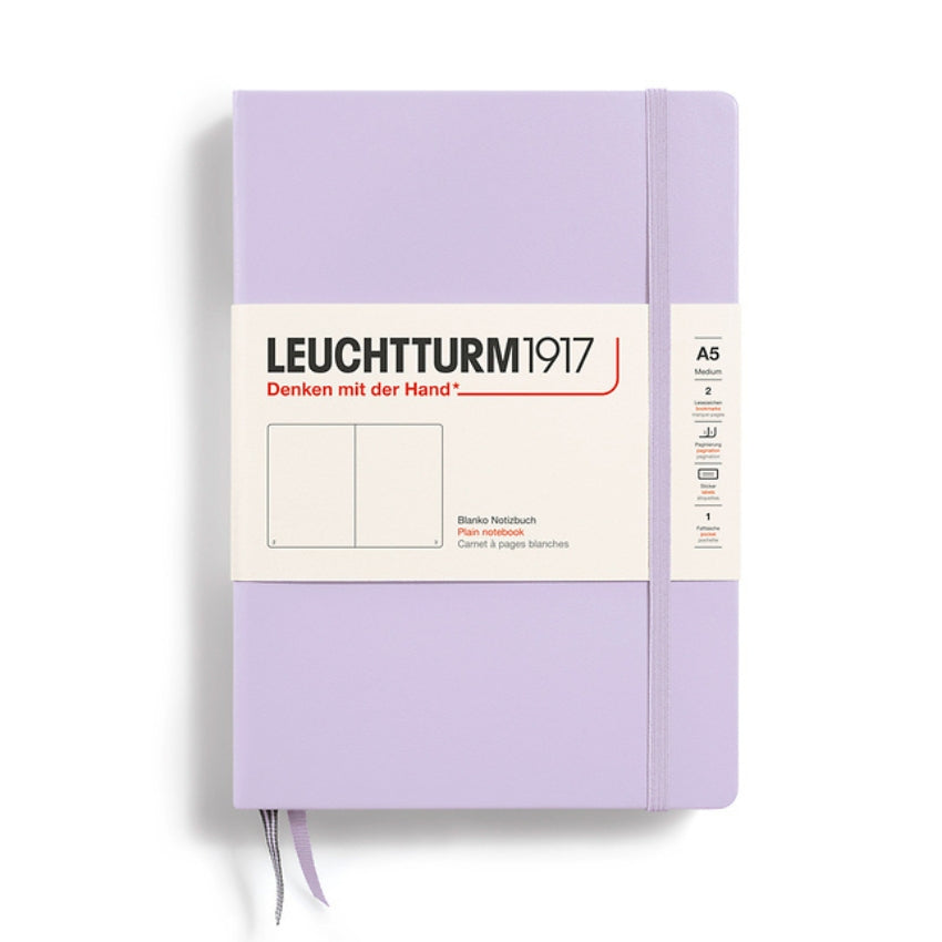 Leuchtturm Hardcover Blank Journal - A5, Lilac