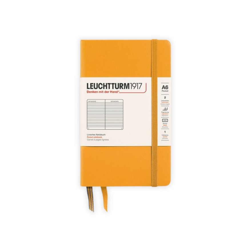 Leuchtturm Hardcover Lined Journal - A6, Rising Sun