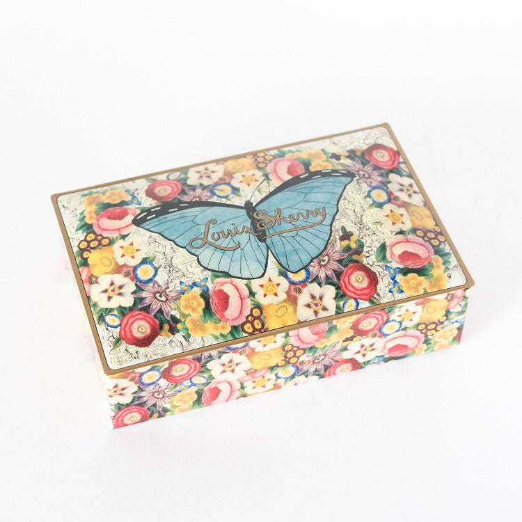 Louis-Sherry-Chocolate-Tin-12-PC-Butterfly