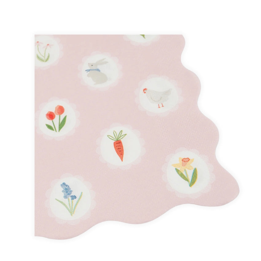 Meri Meri Easter Cameo Napkins - Large