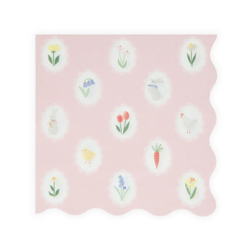 Meri Meri Easter Cameo Napkins - Large