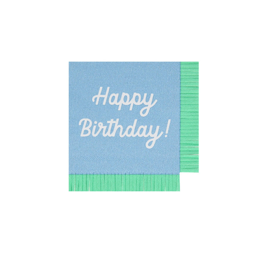 Meri Meri Mixed Happy Birthday Napkins