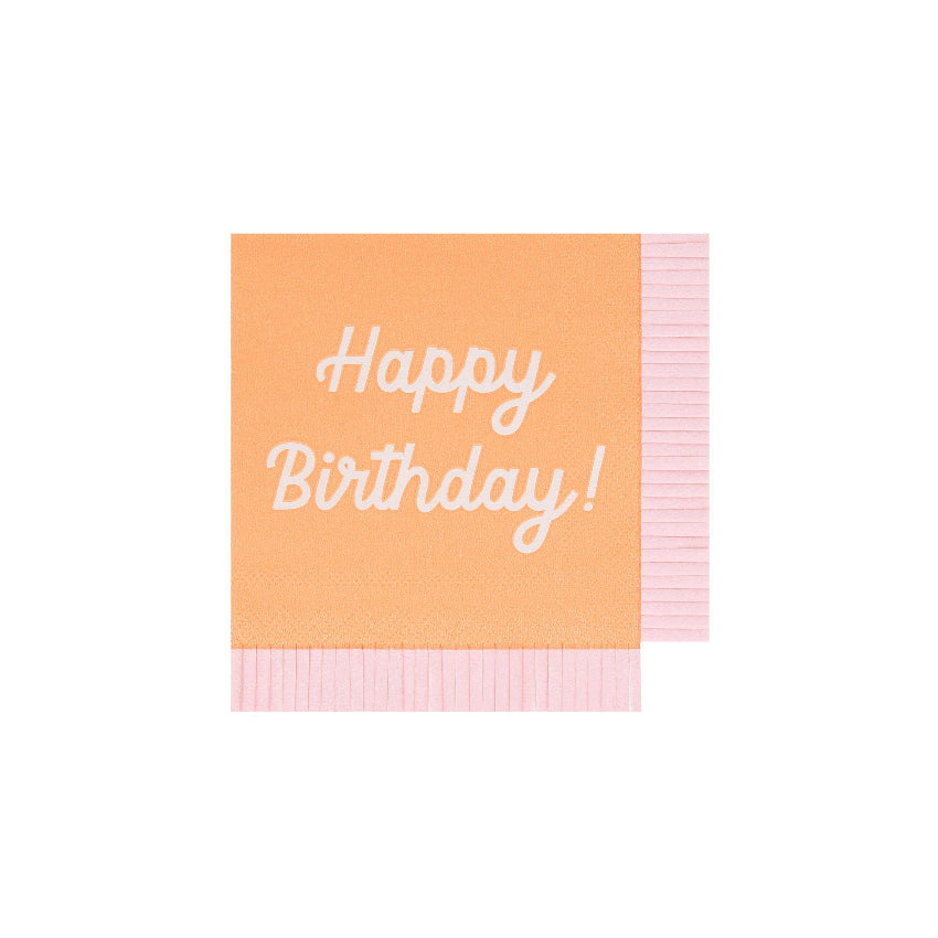 Meri Meri Mixed Happy Birthday Napkins