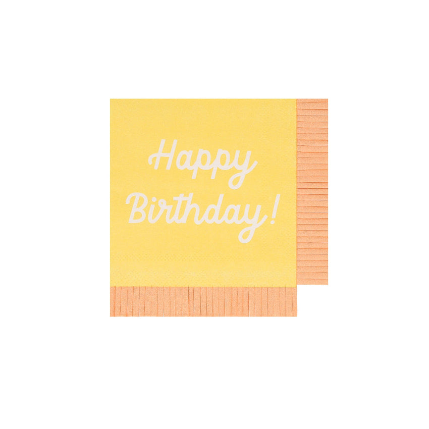 Meri Meri Mixed Happy Birthday Napkins