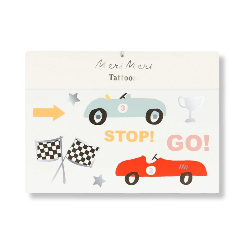 Meri Meri Race Car Tattoos