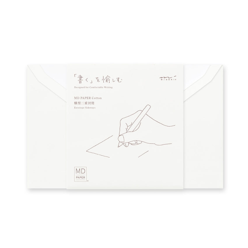 Midori Paper Cotton Envelopes - A5