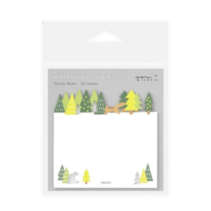 Midori Sticky Notes - Forest