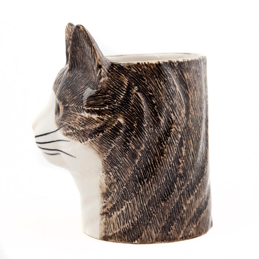Millie Cat Pencil Pot - Side