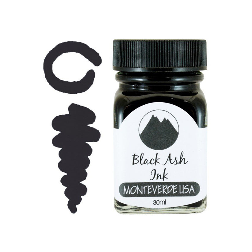 Monteverde-Black-Ash-Bottled-Ink