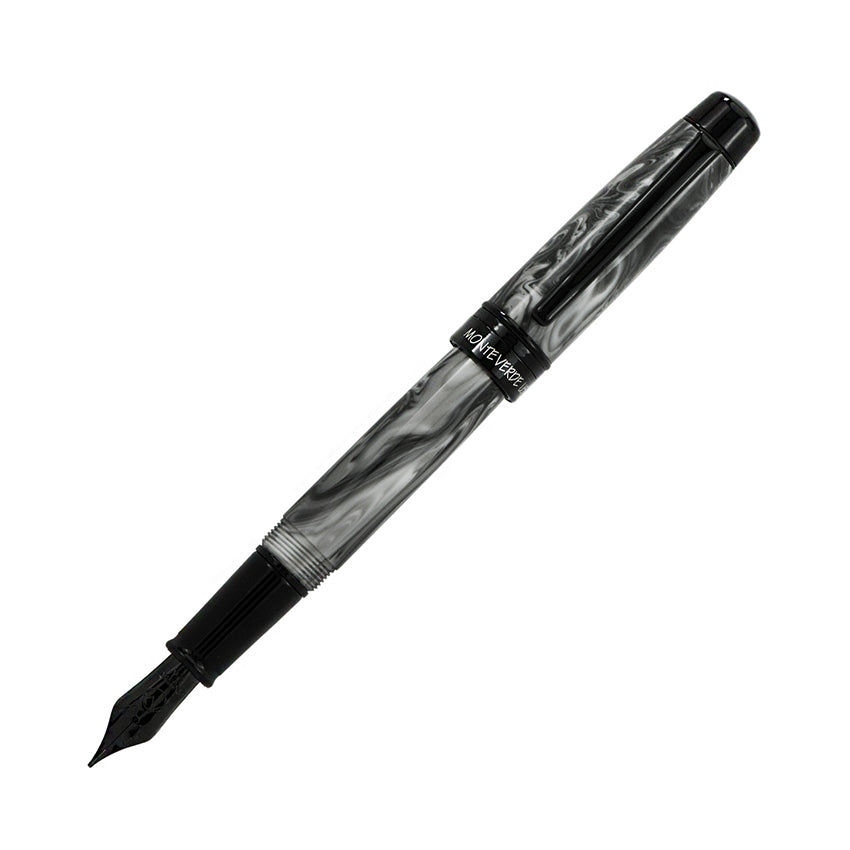 Monteverde-Prima-Fountain-Pen-Gray-Swirl