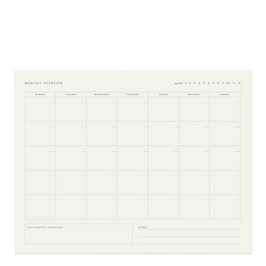Monthly Overview