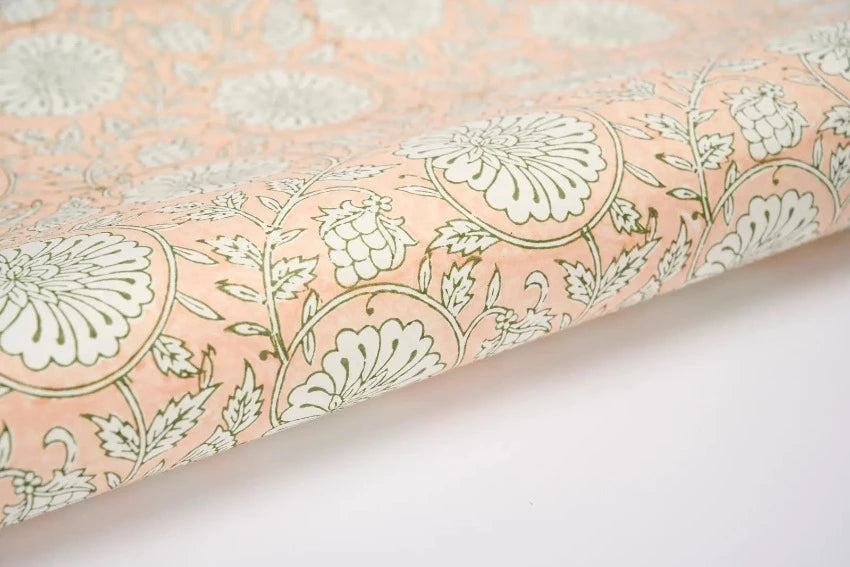 Mughal-Garden-Papaya-Wrap-Sheet