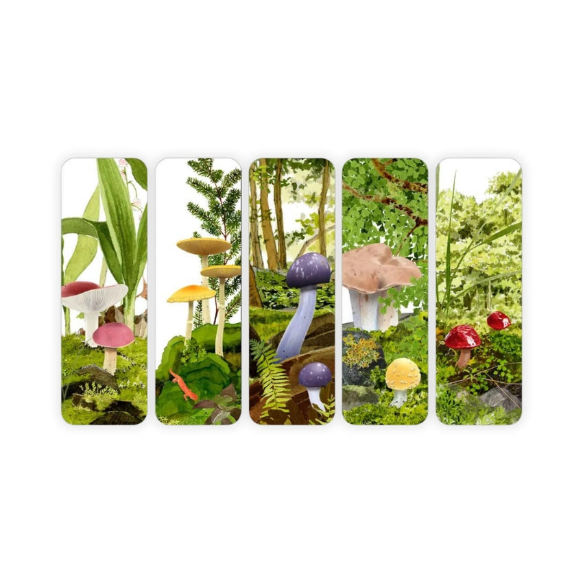 Mushroom Cove Bookmark Set