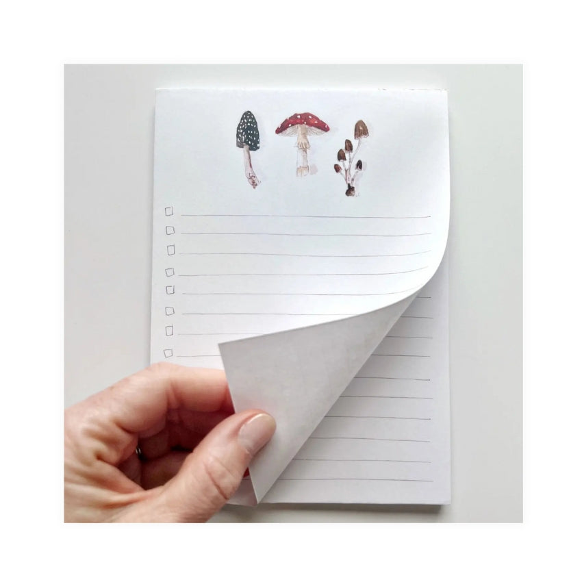 Mushroom Checklist Notepad