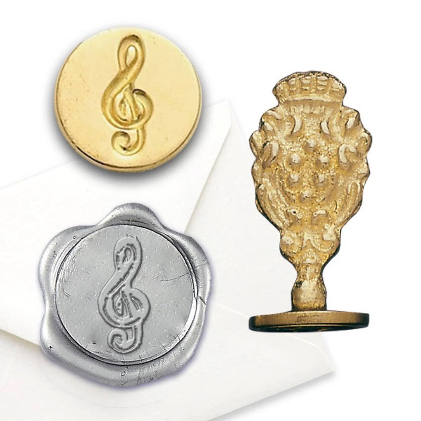 Musical Note Motif Wax Stamp