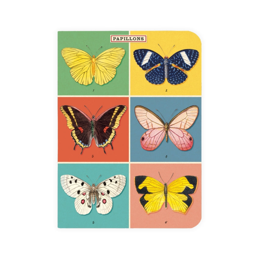 Butterflies Mini Notebook Set - Cavallini & Co.