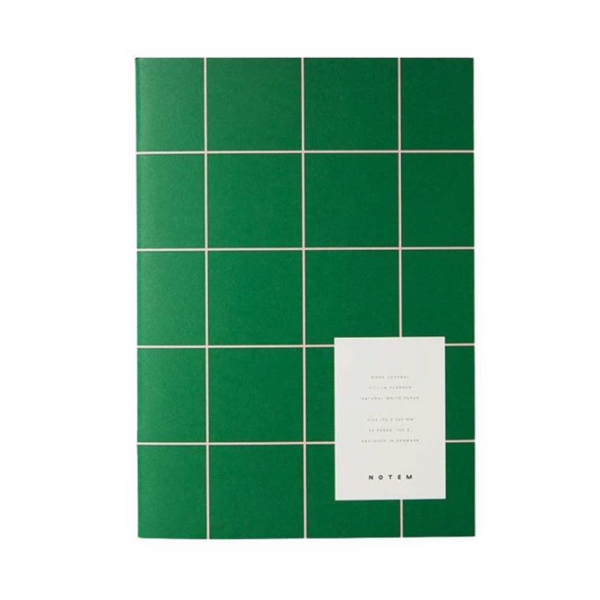 NOTEM Milo Weekly Work Journal - Green & Rose
