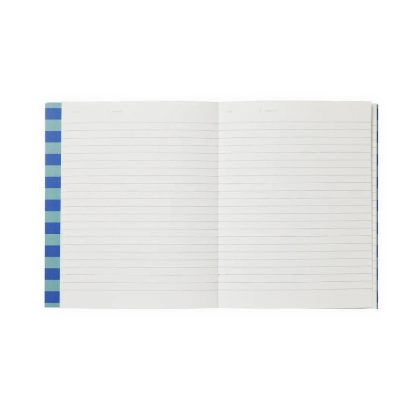 NOTEM Uma Medium Notebook - Blue Stripe