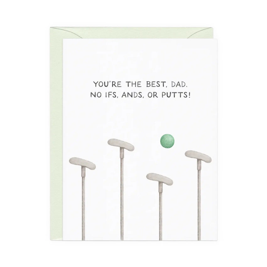 No Ifs, Ands, Or Putts Card