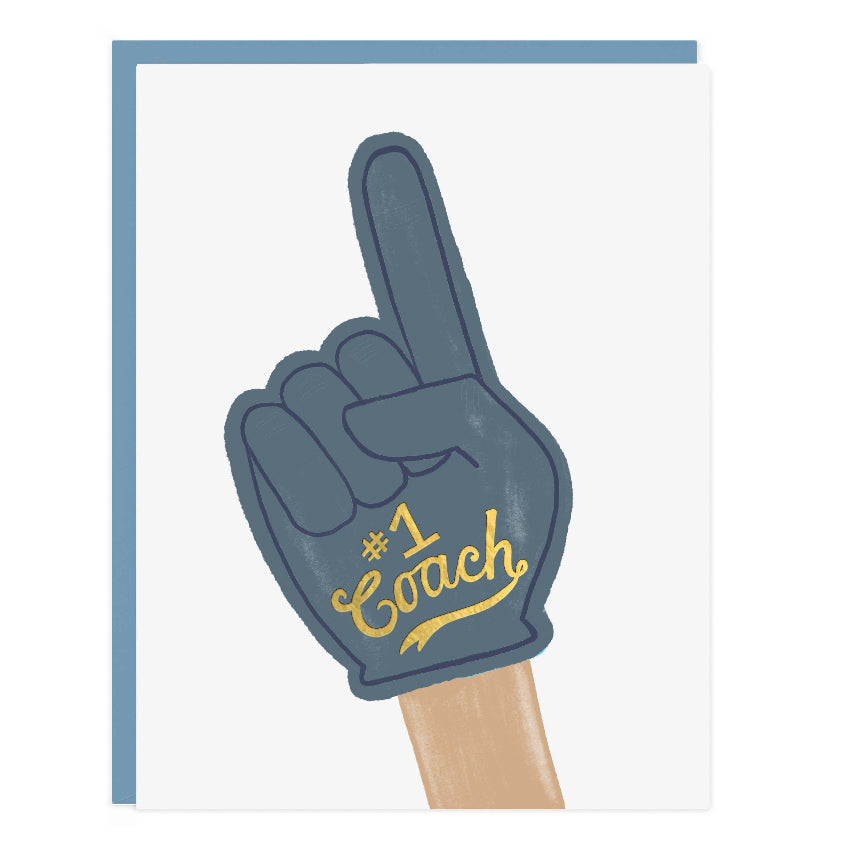 Number 1 Coach Card