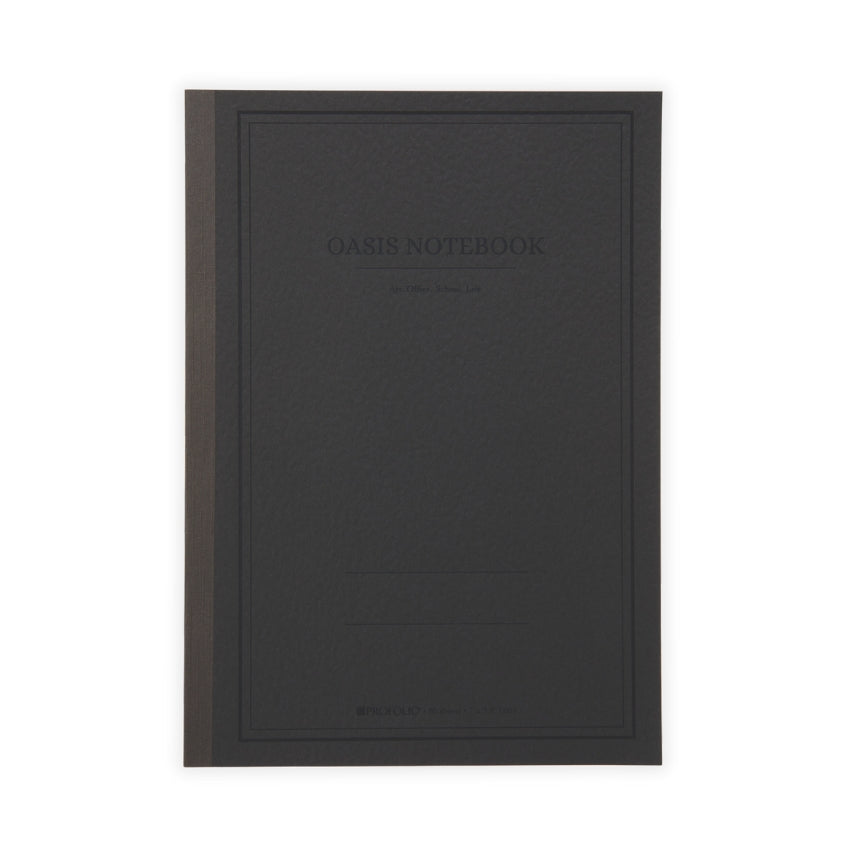 Oasis Notebook - B5, Charcoal