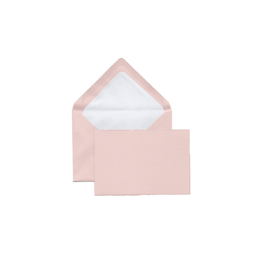 Original Crown Mill Deckle Edge Small Note Cards Boxed Set - Pink
