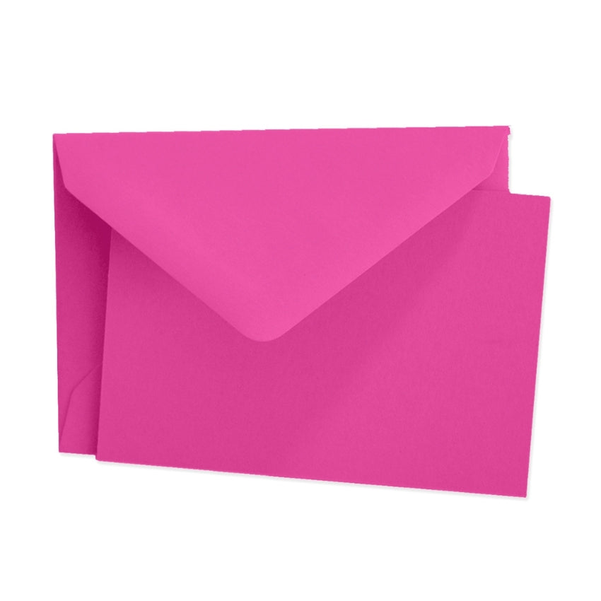Original Crown Mill Large Vellum Note Card Boxed Set - Fuchsia