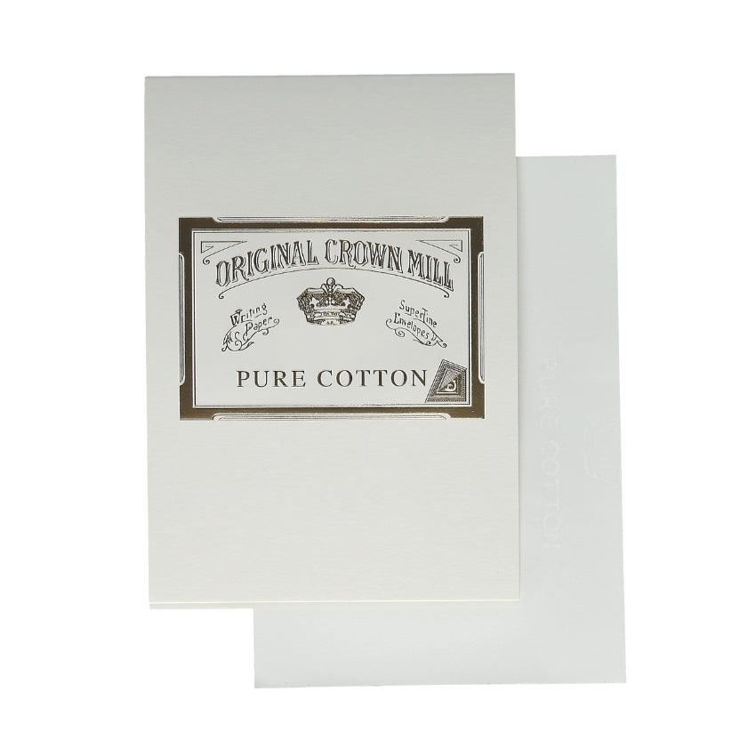 Original Crown Mill Pure Cotton Writing Pad - A5