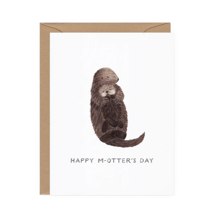 Otter Mom Card