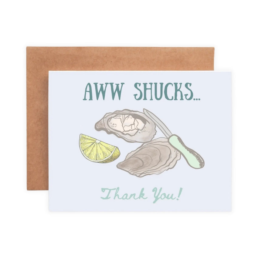 Oyster Thank You Card