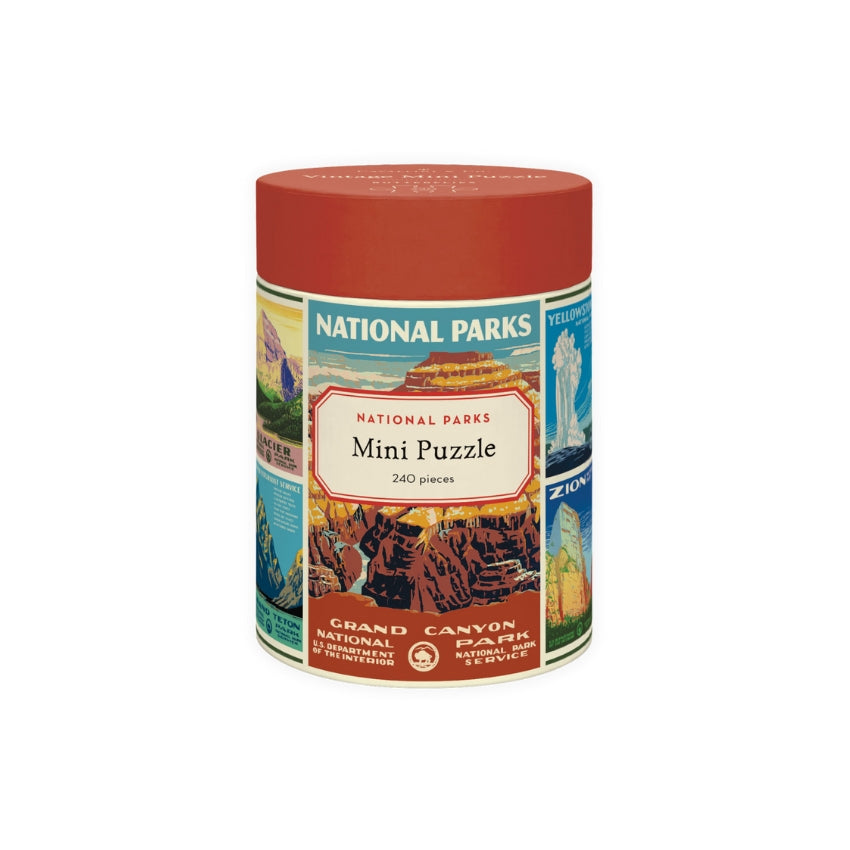 National Parks 240 Piece Mini Puzzle - Cavallini & Co.