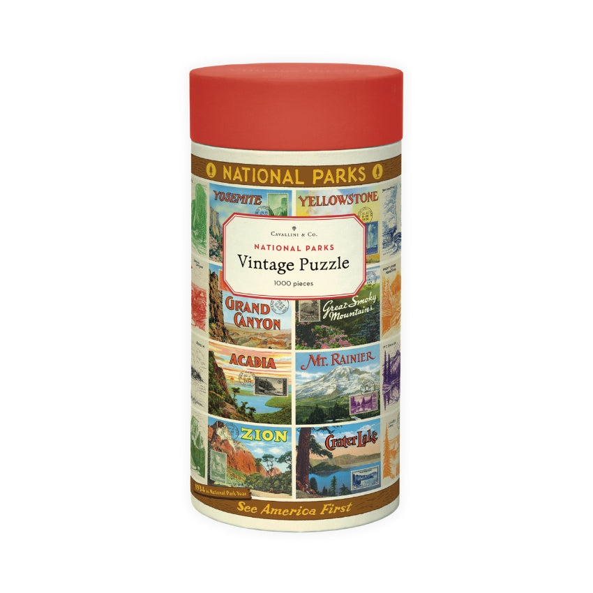 National Parks No. 2, 1000 Piece Puzzle - Cavallini & Co.