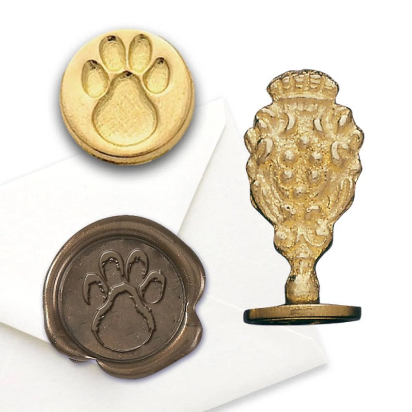 Paw Print Motif Wax Stamp