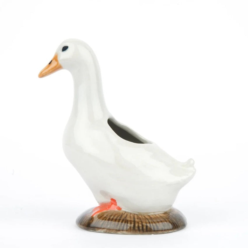 Bud Vase - Pekin Duck, Angled
