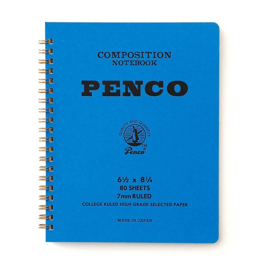 Penco Coil Notebook - Blue